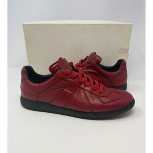 Maison Margiela Replica GAT Red Leather Sneaker Size 9 US 42 EU